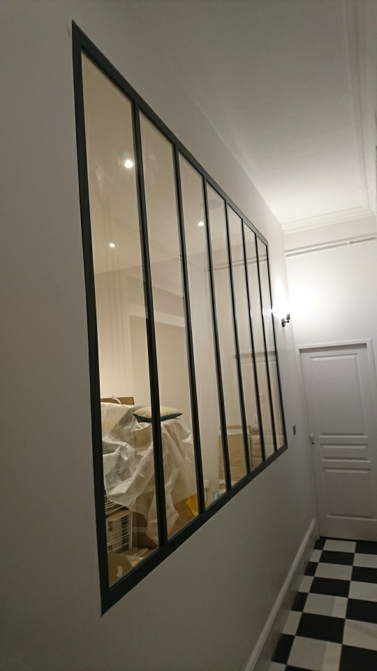 Grande verrière en noir mat - Forj
